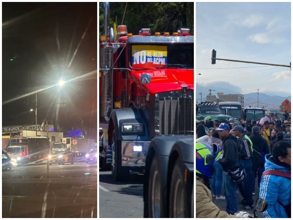 Camioneros paralizan Bogotá en protesta por el alza del ACPM, mientras la ciudadanía recorre largos trayectos para llegar a sus destinos