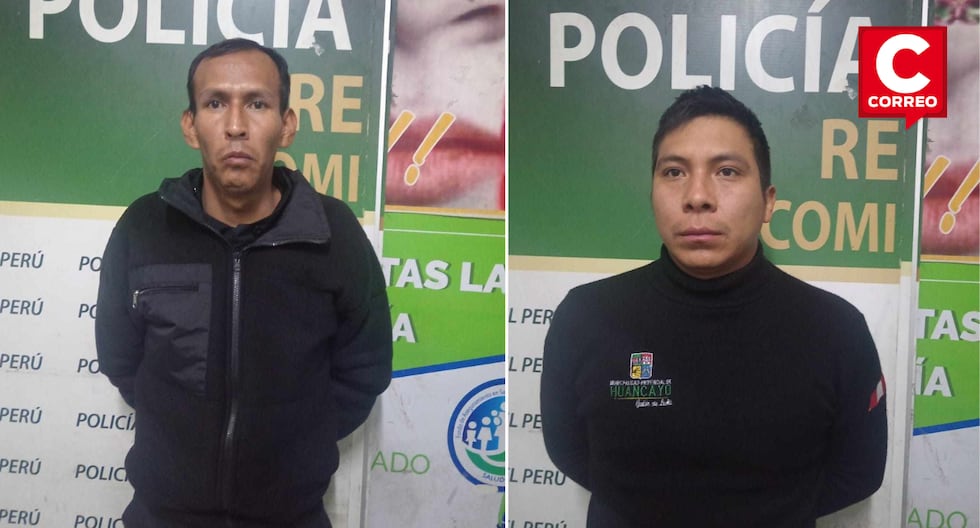 Two Huancayo security guards were arrested for allegedly stealing a cell phone from a drunk young man