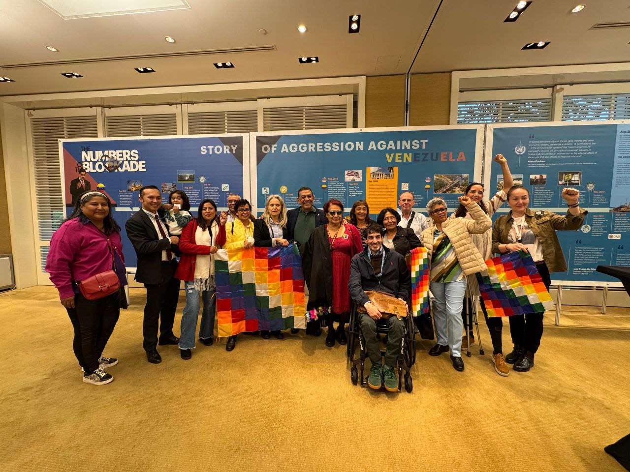 Venezuela presented the exhibition “The Numbers of the Blockade” in Geneva