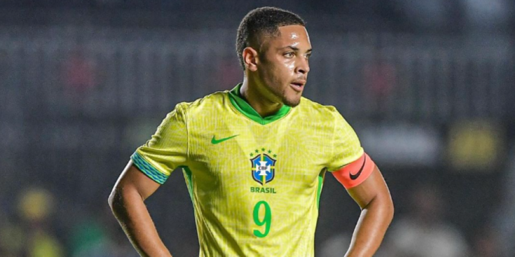 Vitor Roque excels with Brazil's U-20s: these are his two goals