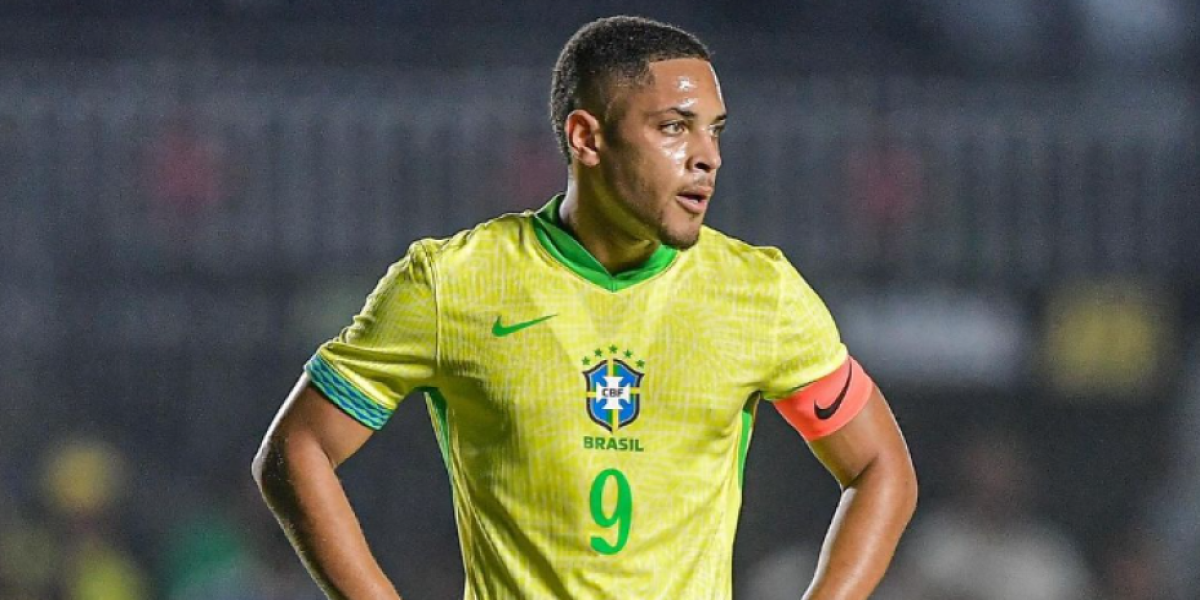 Vitor Roque excels with Brazil's U-20s: these are his two goals