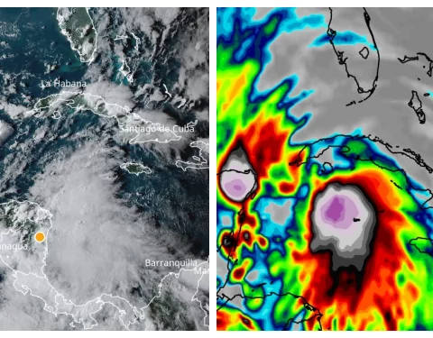 Imágenes satelitales Cuba