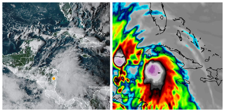 Imágenes satelitales Cuba