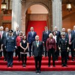 What happened to AMLO's first cabinet when he became president?