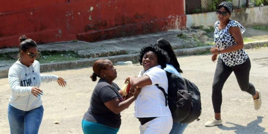 Detención de Berta Soler el domingo 22 de septiembre