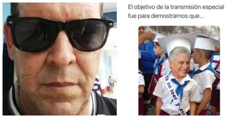 José Manuel Barreiro Rouco / Meme referencial de Díaz-Canel