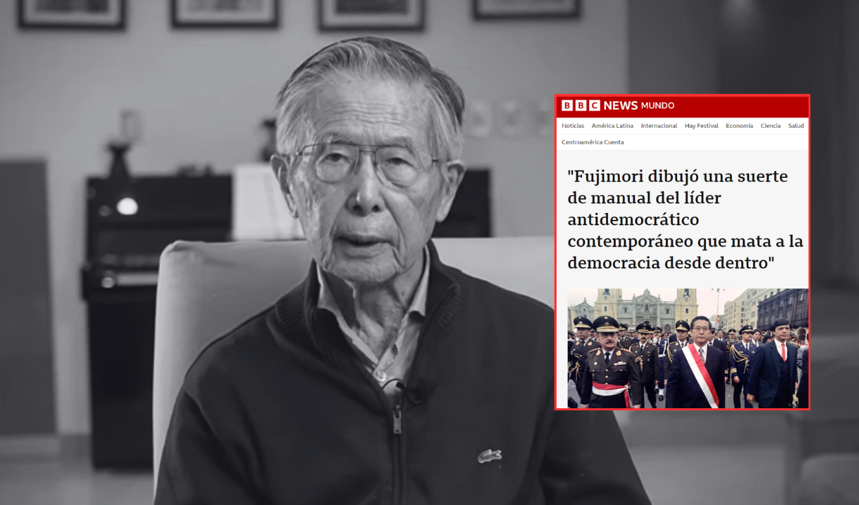 "Alberto Fujimori killed democracy from within": this is how the BBC headlines the death of the former dictator