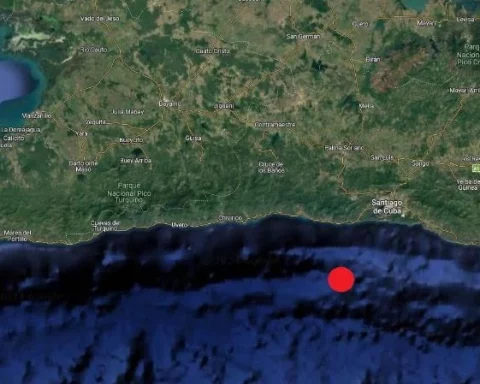 Epicentro del sismo registrado este jueves