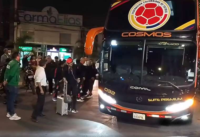 Advance of the Colombian team arrived in Cochabamba (video)