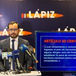 Alianza Lápiz: limiting entry of Venezuelans with expired passports is unconstitutional