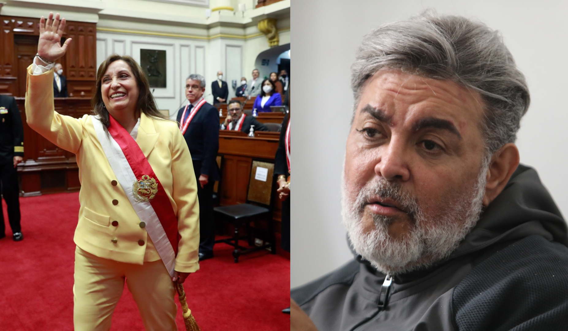 Andrés Hurtado gave Dina Boluarte the yellow suit with which she assumed the presidency, according to Henry Shimabukuro