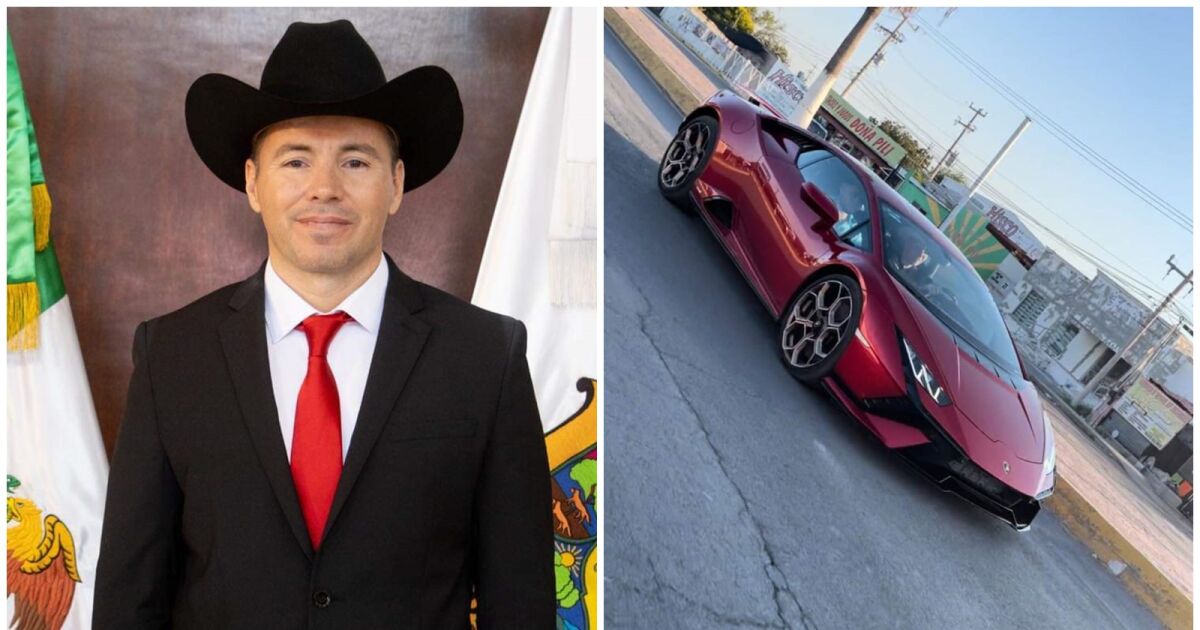 Austerity travels in Lamborghini in Coahuila