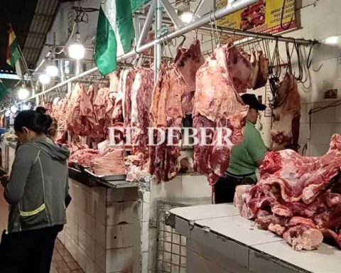 Butchers say that the price per kilo hook continues at Bs 28