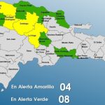 COE coloca cuatro provincias en alerta amarilla y 8 en verde