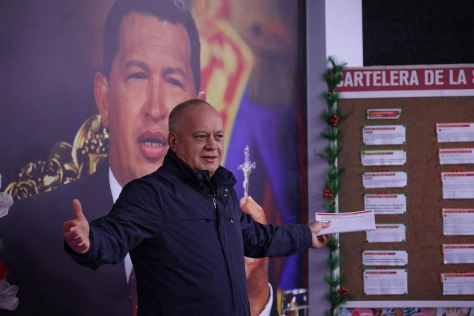 Cabello proposes modification of electoral laws to limit opposition participation