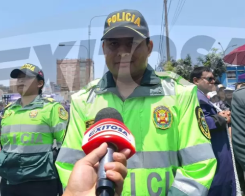 Captain PNP Junior Izquierdo is sent to guard the procession of the Lord of Miracles after revealing audios of Santivañez