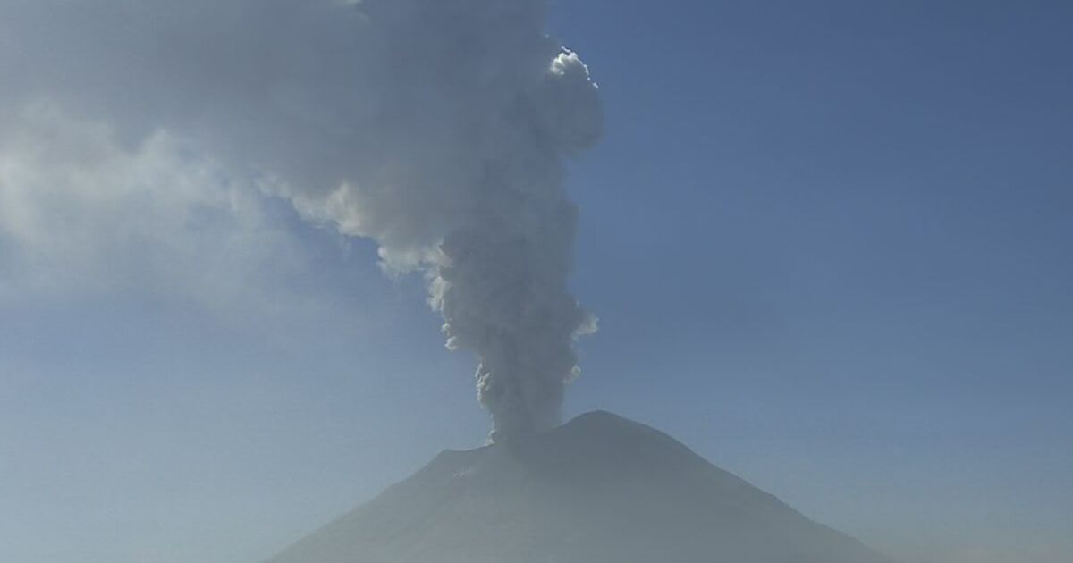 Cenapred asks not to fall into rumors due to the activity of the Popocatépetl volcano