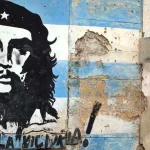 Grafiti del Che Guevara en un muro de La Habana