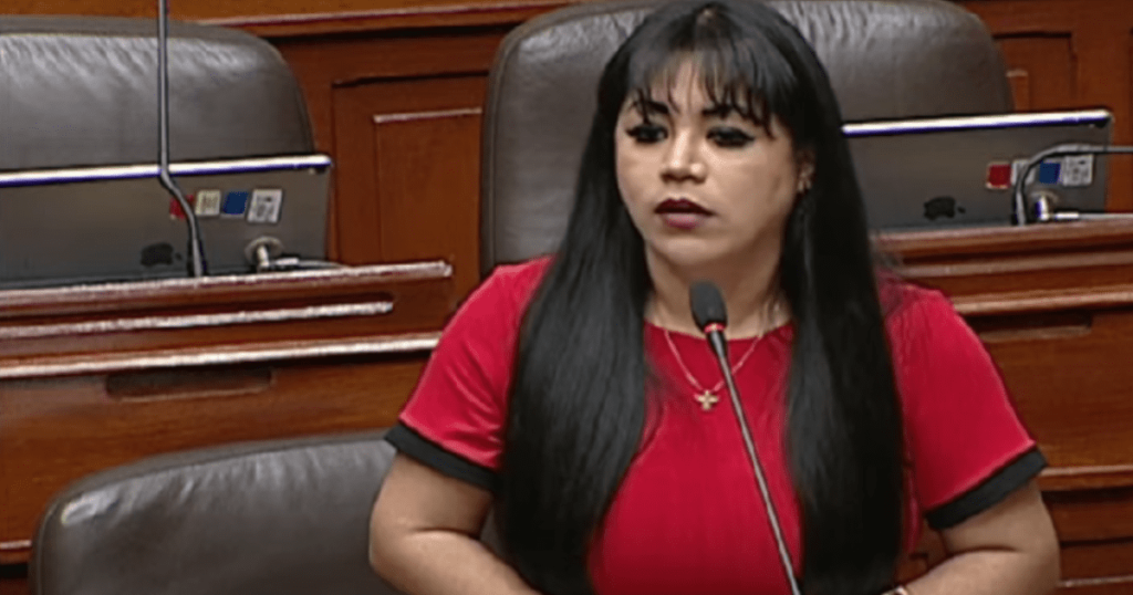 Congressman Vivián Olivos is outraged at being a victim of extortion: "You feel like another citizen"