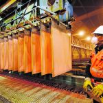 Copper production grew 10.7%, according to Minem