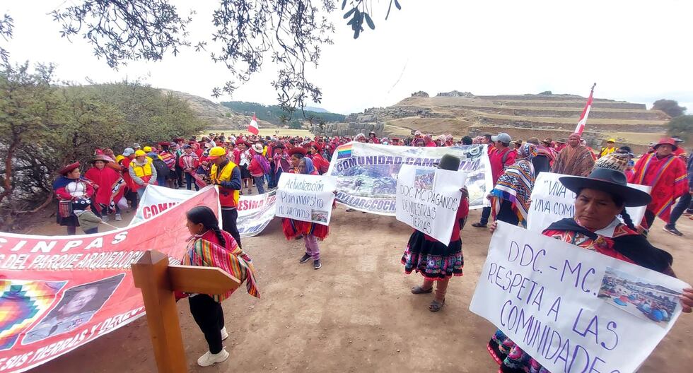 Cusco: Protesters take Sacsayhuamán in the midst of protest (PHOTOS)