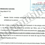 Dina Boluarte sends a notarial letter to Henry Shimabukuro and asks to be retified for an alleged gift from Andrés Hurtado