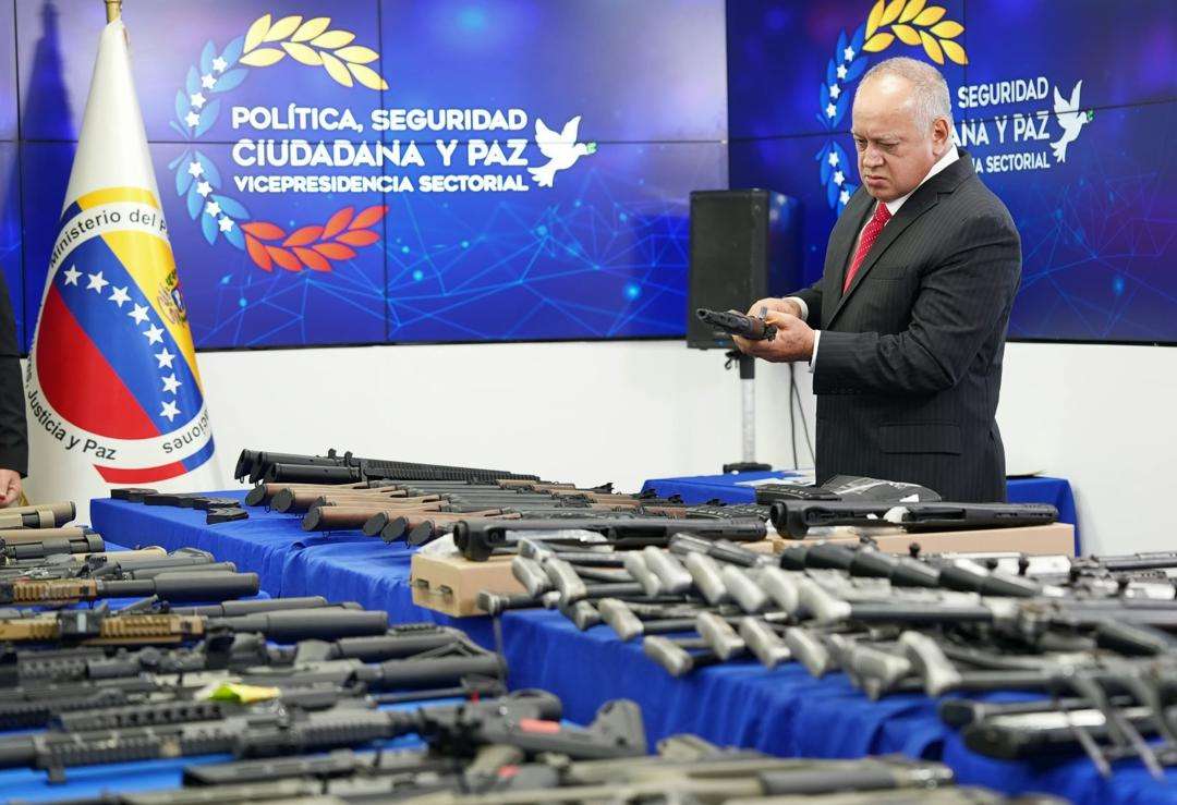 Diosdado Cabello confirmed the capture of a new group of mercenaries