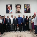 Diosdado Cabello received a delegation from the Communist Party of Vietnam