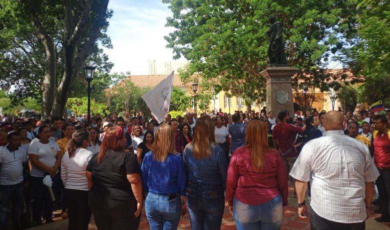 Falcón commemorated three months of the popular victory of the revolution