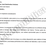 Head of Juan José Santivañez's cabinet of advisors resigns from his position in the Ministry of the Interior