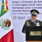 Hernán Cortés Hernández, the new interim commander of the National Guard