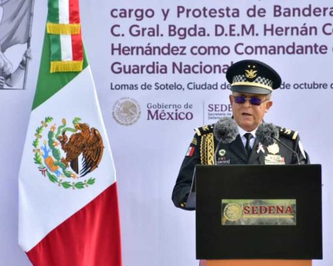 Hernán Cortés Hernández, the new interim commander of the National Guard