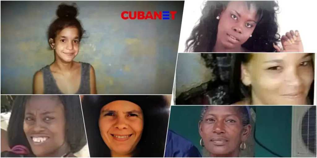 Cinco mujeres y una adolescente están desaparecidas en Cuba actualmente