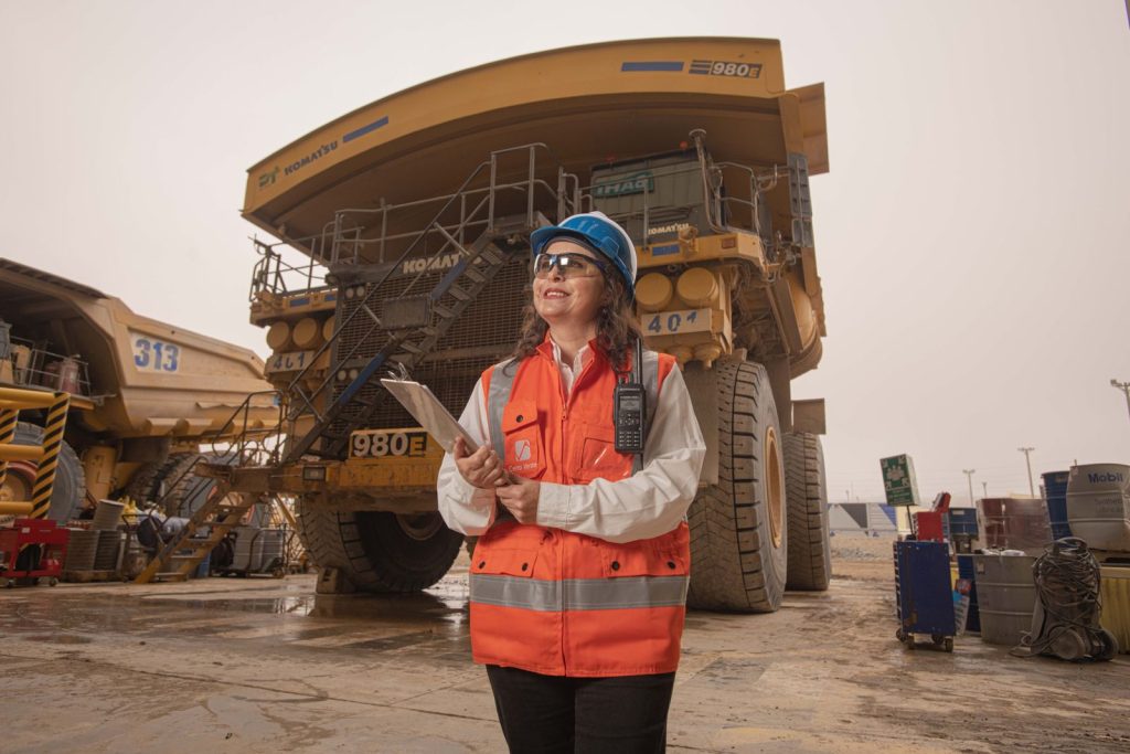 Mujer minería