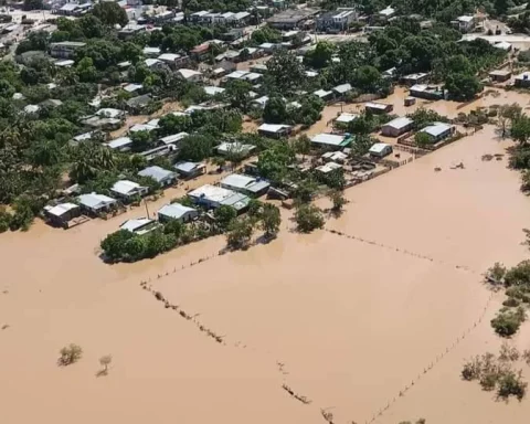 Inundaciones en el extremo oriental de Cuba provocadas por el huracán Oscar