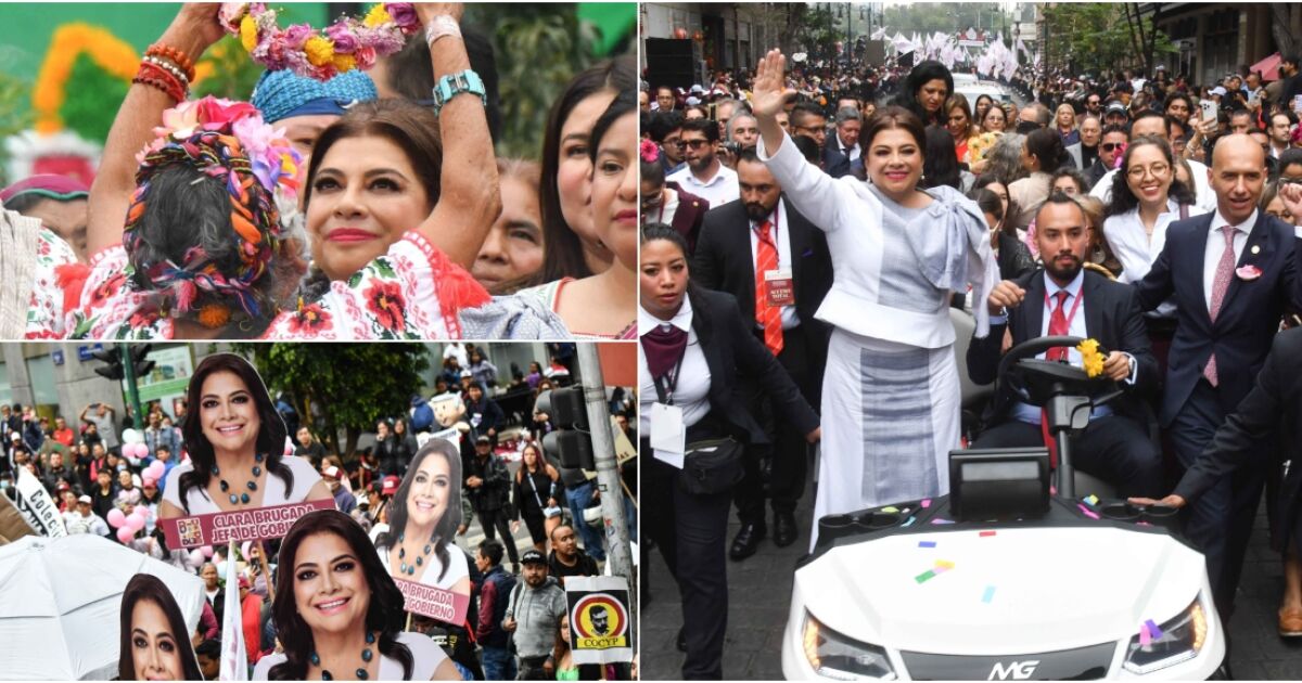 Investiture, caravan and indigenous ceremony adorn the first day of Brugada in CDMX