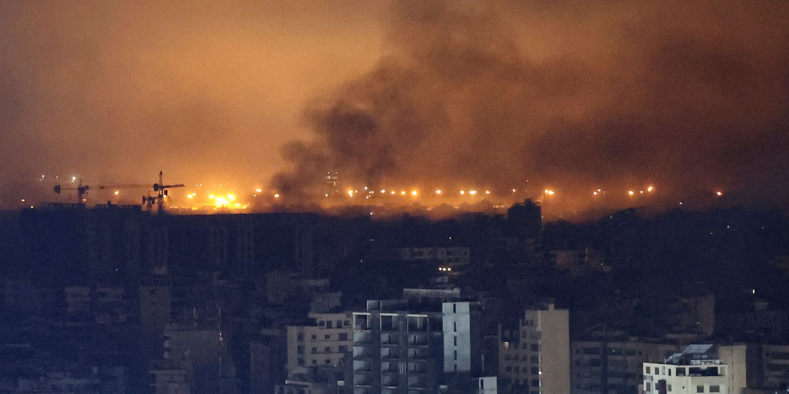 Israeli attack hits near Beirut airport