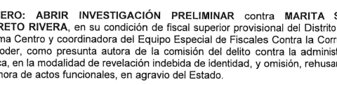 Marita Barreto: what were the arguments of the Public Ministry to open an investigation against the prosecutor?