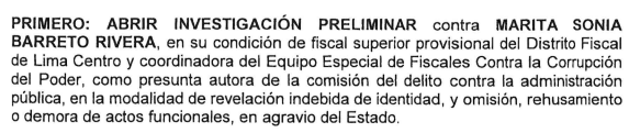 Marita Barreto: what were the arguments of the Public Ministry to open an investigation against the prosecutor?