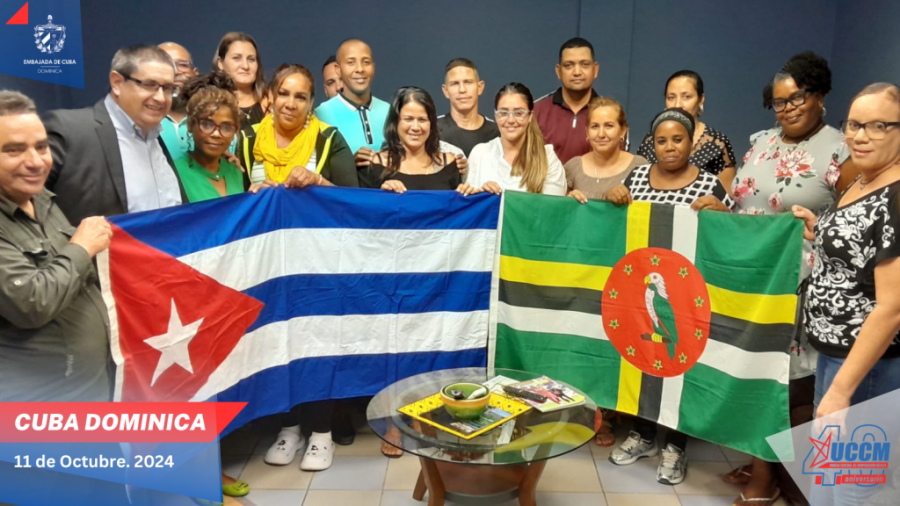 Delegación cubana en Dominica