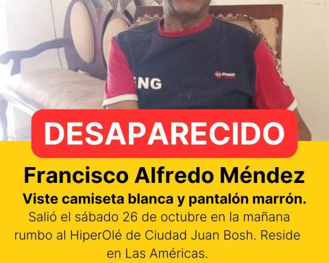 Reportan desaparecido al señor Francisco Alfredo Méndez de 60 años