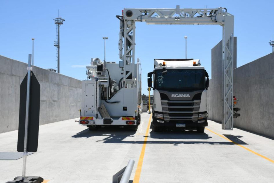 New scanners were installed in the port of Montevideo