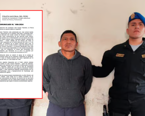 PNP justifies arbitrary detention of Iván Quispe Palomino and does not admit error: "We support Santiváñez"