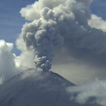 Popocatépetl: volcanotectonic earthquake and ash fall, thus the activity of "Don Goyo" in the last 24 hours