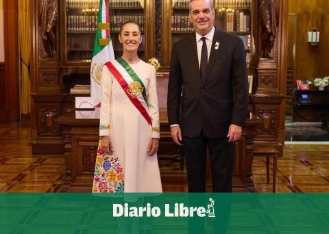 President Luis Abinader meets with the new president of Mexico