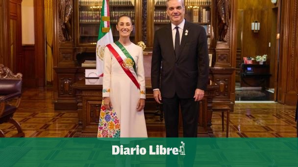 President Luis Abinader meets with the new president of Mexico