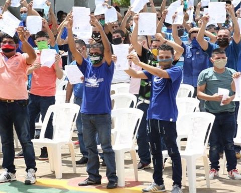 Presos comunes liberados por el régimen Ortega-Murillo. Foto: Tomada de medios oficialistas.