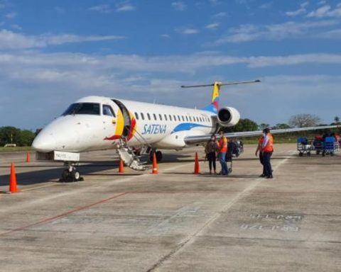 Satena suspends air operations in the Amazon due to lack of fuel and drought