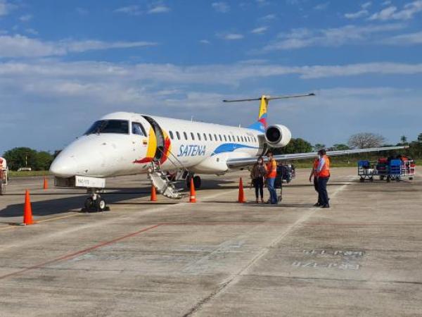 Satena suspends air operations in the Amazon due to lack of fuel and drought