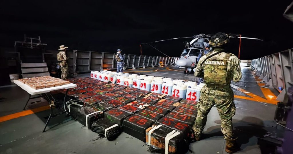 Semar seizes historic shipment of eight tons of drugs in Michoacán